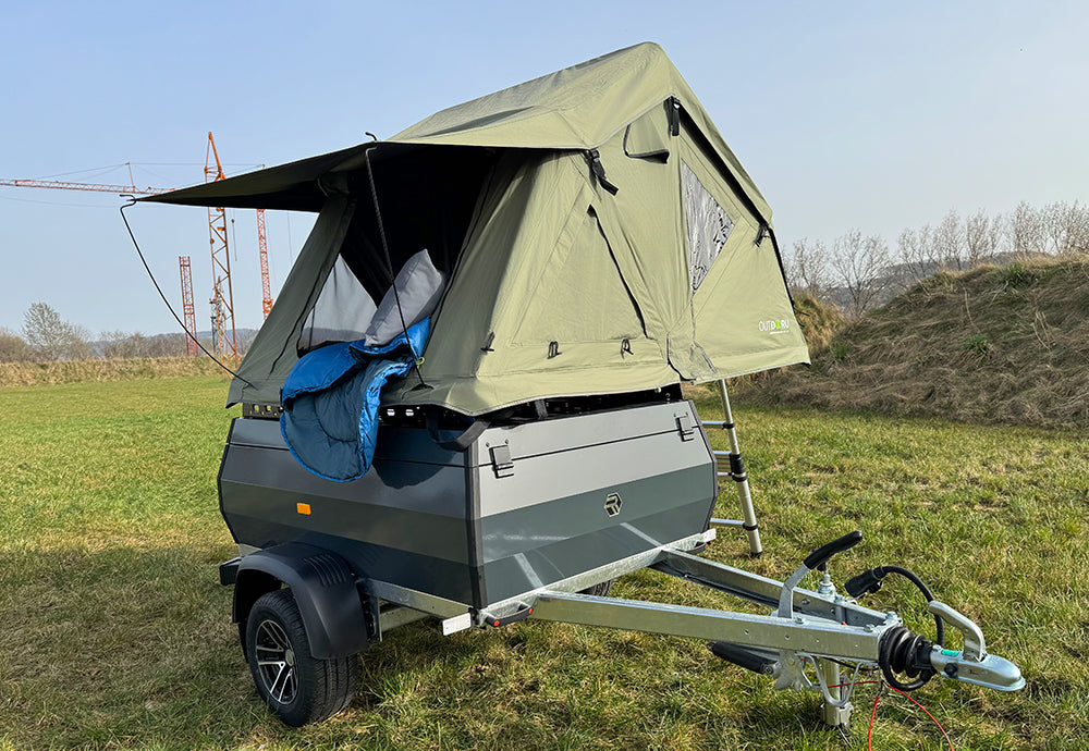 OnSite Pure Rooftop Tent Trailer + Compact Rooftop Tent